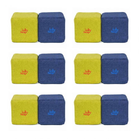 Cuburi Magnetice pentru construit, JollyHeap FUN, 300 cuburi - 4 forme, Diverse Culori [9]