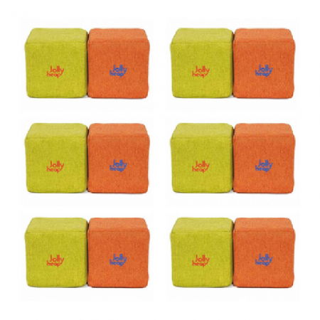 Cuburi Magnetice pentru construit, JollyHeap FUN, 300 cuburi - 4 forme, Diverse Culori [9]