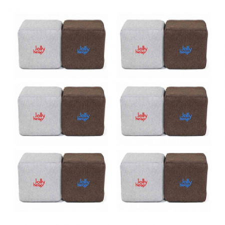 Cuburi Magnetice pentru construit, JollyHeap FUN, 300 cuburi - 4 forme, Diverse Culori [9]