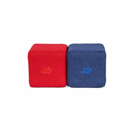 Cuburi Magnetice pentru construit, JollyHeap Pixi, 12 cuburi, Rosu-Albastru [0]
