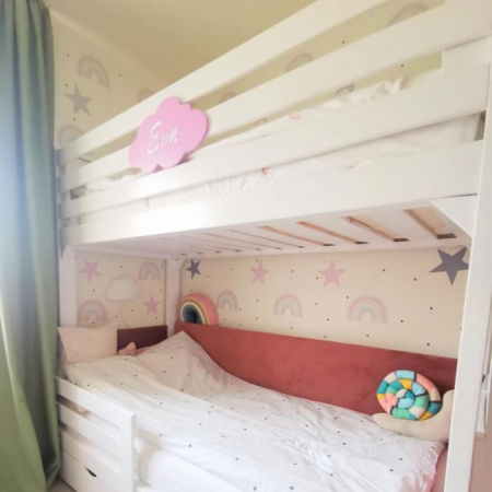 Curcubee pastelate cu puncte - autocolante pentru perete pentru fete, roz [2]