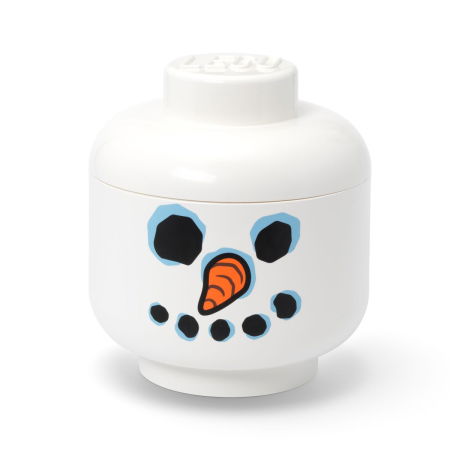 LEGO - Cutie depozitare L cap minifigurina LEGO® - Om de zapada (40320823)