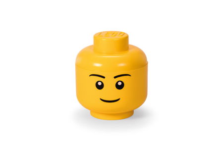 Jucarii copii si jocuri educative - Cutie depozitare S cap minifigurina LEGO baiat (40311724)