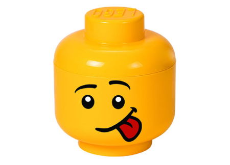 Jucarii copii si jocuri educative - Cutie depozitare S cap minifigurina LEGO - Silly (40311726)