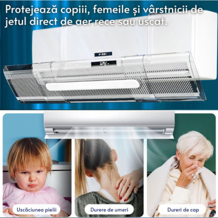 Deflector extensibil pentru aparatul de aer conditionat, Empria, Transparent [3]
