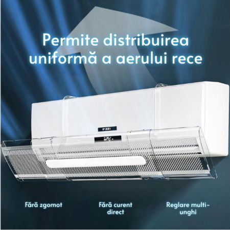 Ingrijire si recuperare adulti - Deflector extensibil pentru aparatul de aer conditionat, Empria, Transparent