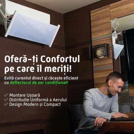 Ingrijire si recuperare adulti - Deflector aer conditionat protectie curent aer