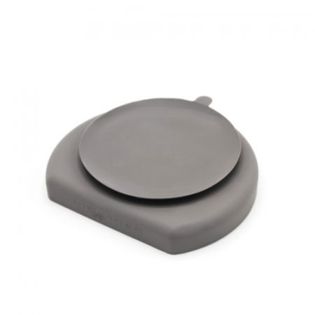 Farfurie din silicon cu 3 compartimente pentru auto-diversificare BabyJem, Diverse culori [4]