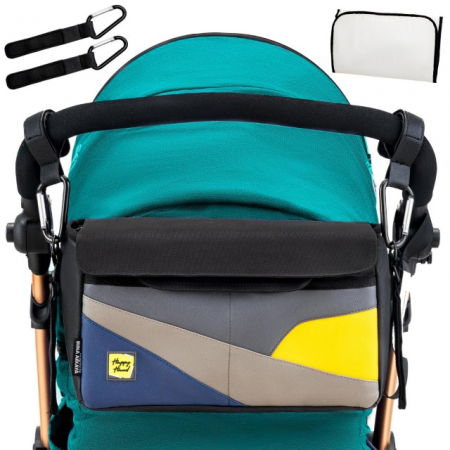 Carucioare si scaune auto - Geanta bebe organizator carucior bebelusi, 36x21x11 cm