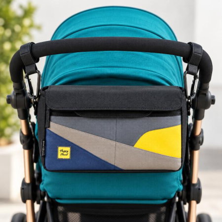 Protectii exterior - Geanta bebe organizator carucior bebelusi, 36x21x11 cm