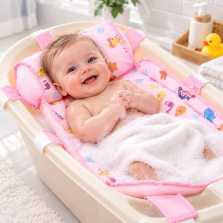 Hamac din spuma pentru cadita Ocean Baby, Roz [4]
