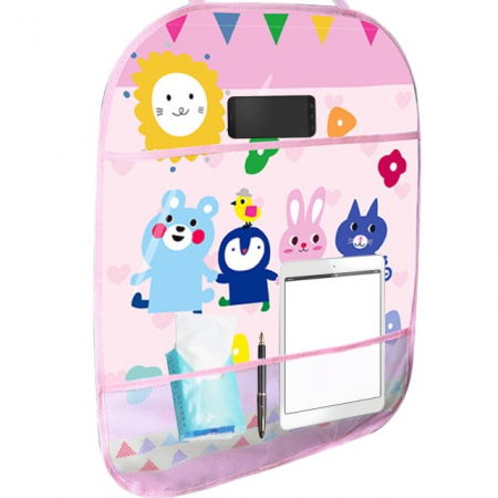 Protectii exterior - Husa protectie scaun auto copii, impermeabila, 3 buzunare, Empria, 65x44.5 cm, Diverse culori