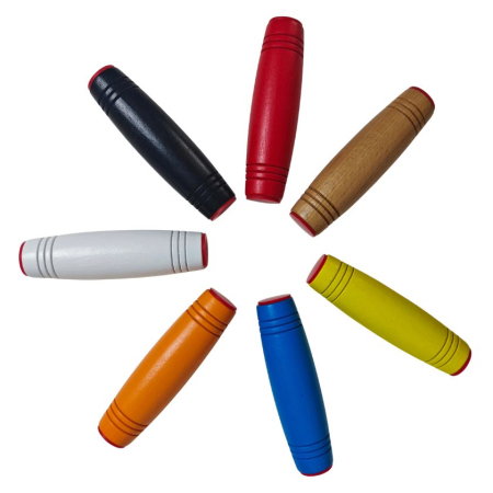 Jucarie antistres Fidget Stick Mokuru din lemn, diverse culori [11]