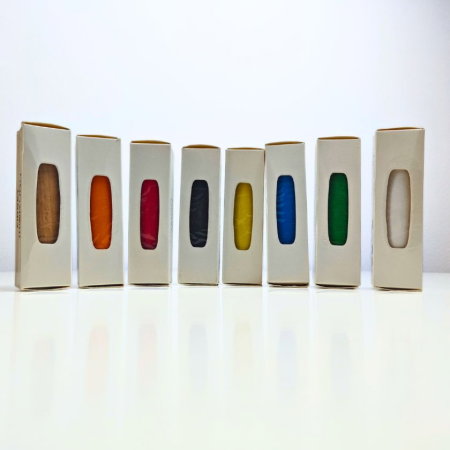 Jucarie antistres Fidget Stick Mokuru din lemn, diverse culori [12]