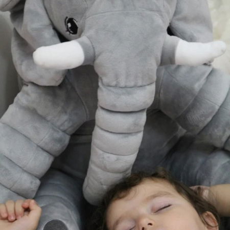 Jucarie din plus elefant Elephant Grey [4]