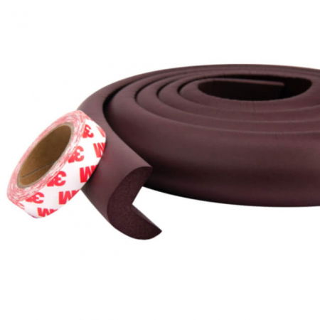 Kituri de siguranta pentru copii si bebelusi - Kit siguranta copii - banda si coltare protectie maro, opritoare usa, sigurante sertar si protectii priza_Buy4Baby