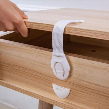 Kit siguranta copii - banda si coltare protectie maro, opritoare usa, sigurante sertar si protectii priza_Buy4Baby [6]