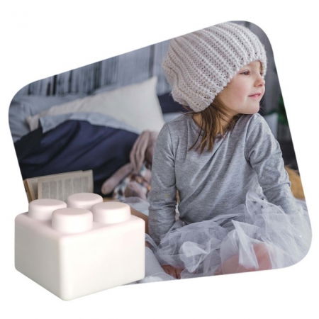 Lampa de veghe, LED cu 16 moduri de culoare, lumina reglabila, Lego [2]