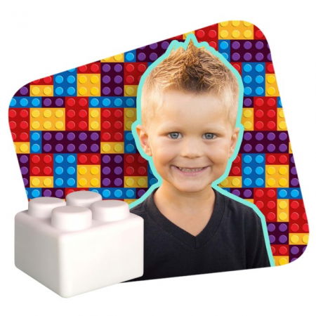 Lampa de veghe, LED cu 16 moduri de culoare, lumina reglabila, Lego [1]