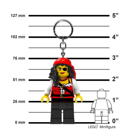 Breloc cu LED LEGO® Printesa Pirat (LGL-KE193H) [2]