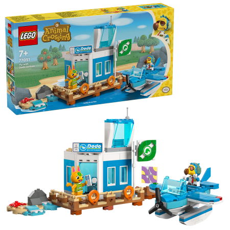 Jucarii copii si jocuri educative -  LEGO®  Animal Crossing - Zboara cu LEGO®  Dodo Airlines (77051), 292 piese
