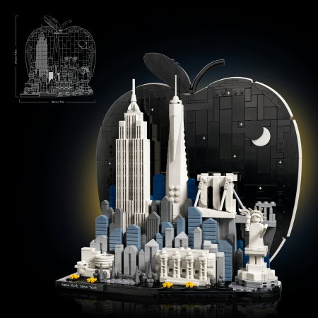 LEGO® Architecture - New York City - The Big Apple (21066), 1465 piese [6]