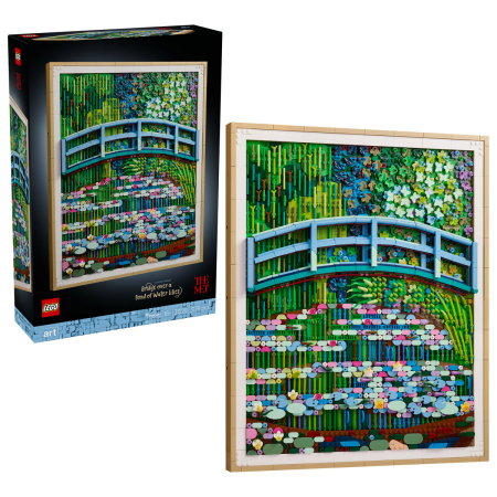 LEGO - LEGO® Art - Claude Monet - Pod peste lac cu nuferi (31220), 3179 piese