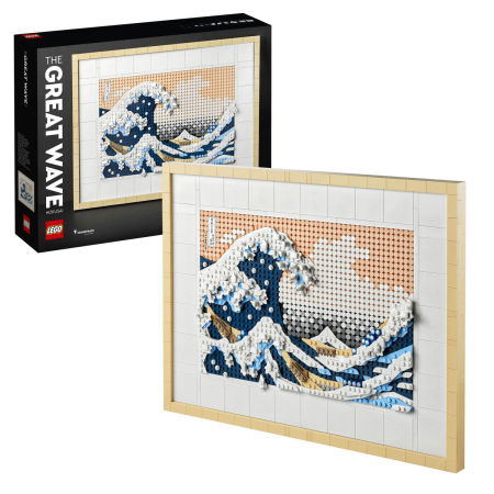 Jucarii copii si jocuri educative -  LEGO®  Art - Hokusai – Marele val  (31208), 1810 piese