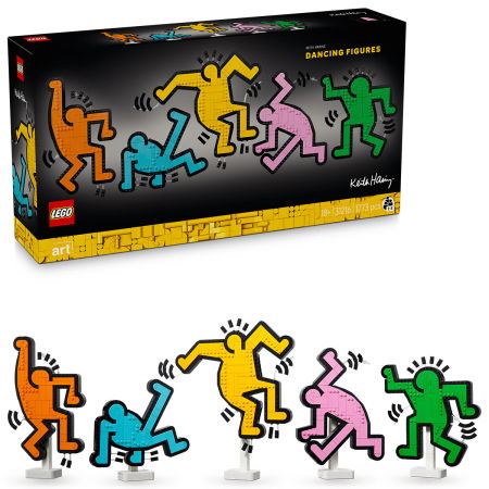 LEGO - LEGO®  Art - Keith Haring – Figurine care danseaza (31216), 1773 piese