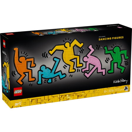 LEGO - LEGO®  Art - Keith Haring – Figurine care danseaza (31216), 1773 piese