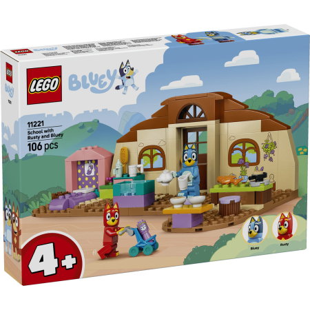 LEGO® Bluey - La scoala cu Rusty si Blue (11221), 106 piese [1]