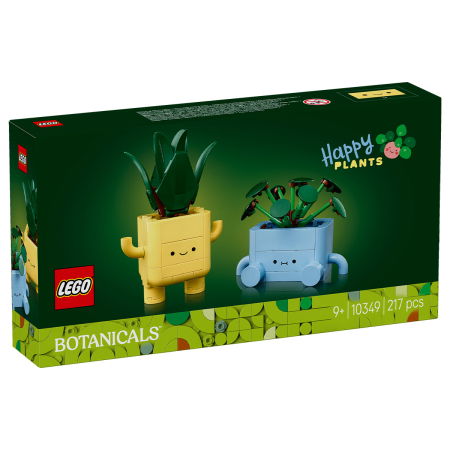 Jucarii copii si jocuri educative - LEGO® Botanicals  -  Plante fericite (10349), 217 piese