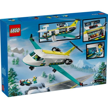LEGO®  City - Avion-ambulanta pentru urgente (60465), 403 piese [2]