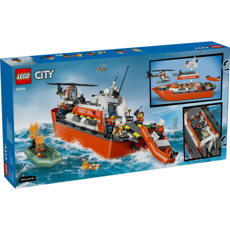 LEGO® City - Barca de salvare si elicopter ale Pazei de Coasta (60504), 742 piese [2]