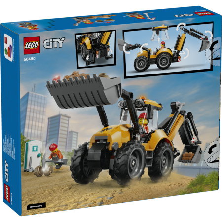 LEGO® City - Buldoexcavator galben (60480), 301 piese [2]