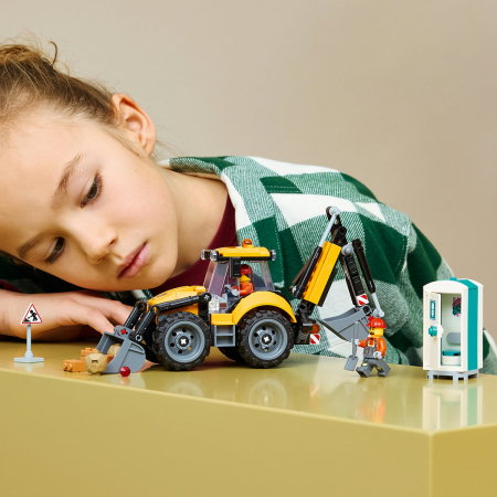 LEGO® City - Buldoexcavator galben (60480), 301 piese [4]