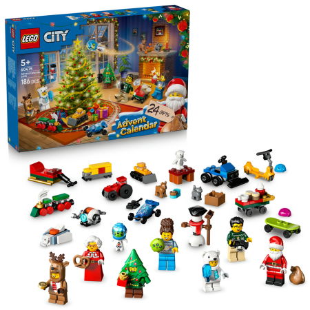 LEGO - LEGO® City Calendar de advent 2025 (60475), 186 piese