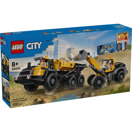 LEGO - LEGO® City - Camion basculant si incarcator frontal (60494), 1132 piese
