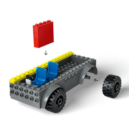  LEGO®  City - Camion de pompieri cu scara (60463), 82 piese [3]