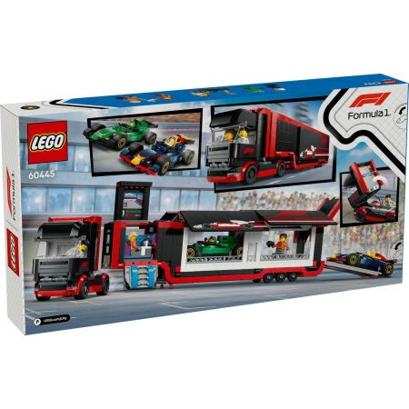 LEGO® City - Camion F1 cu masinile F1 RB20 si AMR24 (60445), 1086 piese [2]