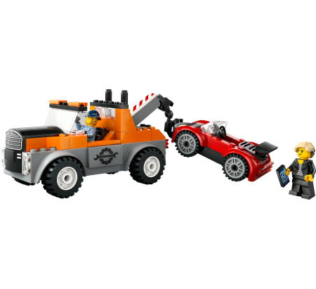  LEGO®  City - Camioneta de tractare si masina sport (60435), 101 piesa  [6]