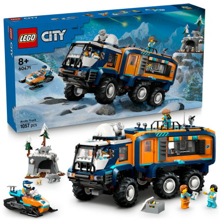 Jucarii copii si jocuri educative -  LEGO®  City - Camionul laborator stiintific al exploratorilor arctici (60471), 1064 piese