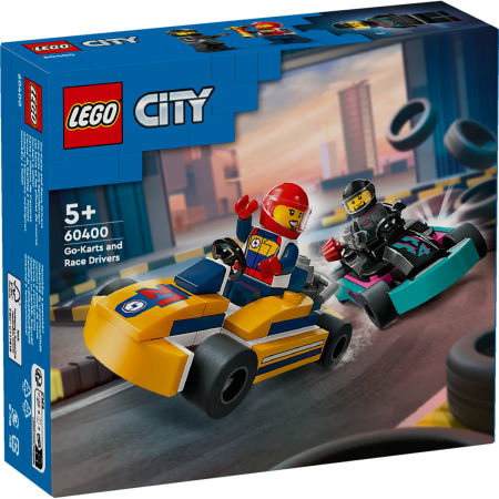 LEGO - LEGO® City -  Carturi si piloti de curse (60400), 99 piese