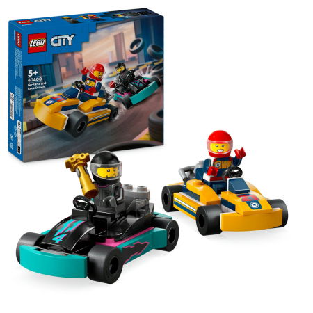 LEGO - LEGO® City -  Carturi si piloti de curse (60400), 99 piese
