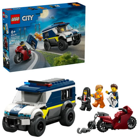 LEGO - LEGO® City -  Duba pentru prizonieri a politiei (60479), 198 piese
