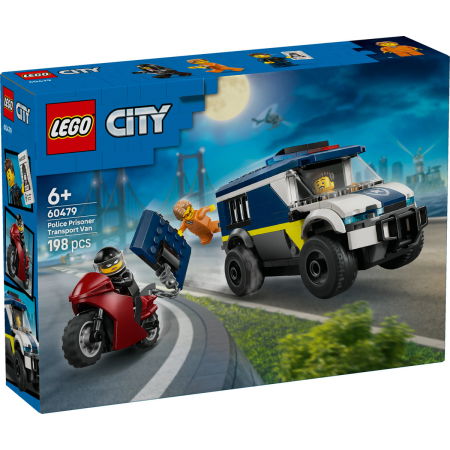 LEGO - LEGO® City -  Duba pentru prizonieri a politiei (60479), 198 piese