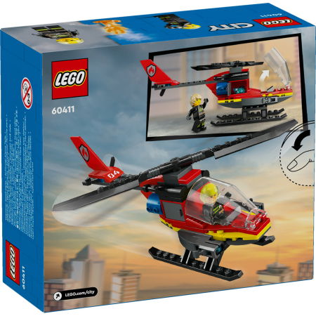 LEGO® City - Elicopter de pompieri (60411), 85 piese [2]