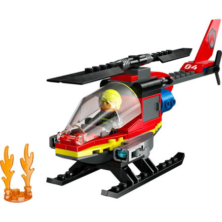 LEGO® City - Elicopter de pompieri (60411), 85 piese [6]