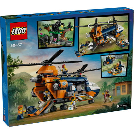  LEGO®  City - Elicopterul unui explorator al junglei la tabara de baza (60437), 881 piesa  [2]