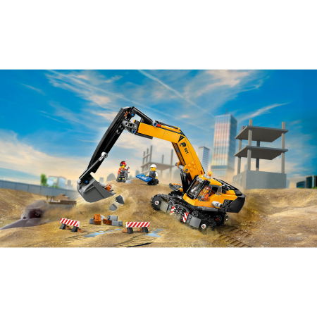 LEGO® City - Excavator galben de constructii  (60420), 633 piese [9]